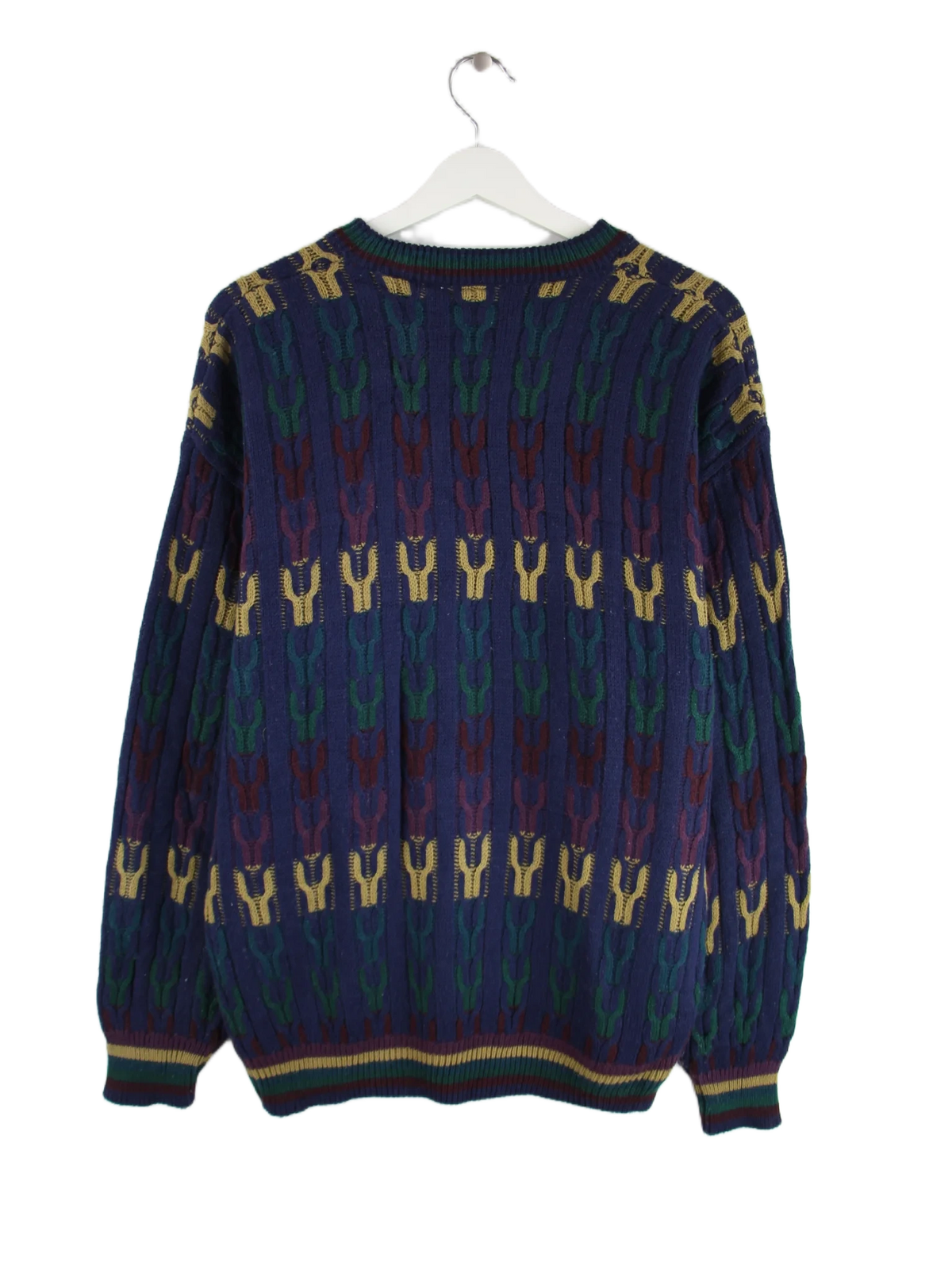 Vintage Pullover Mehrfarbig L – Rückseite