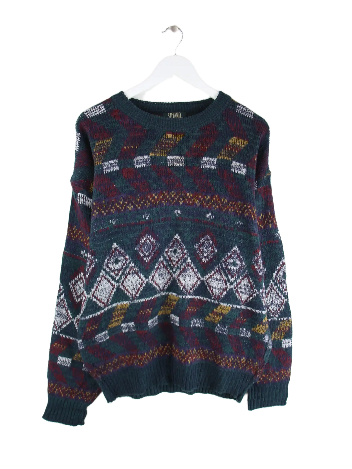 Vintage Pullover Mehrfarbig L – Vorderseite