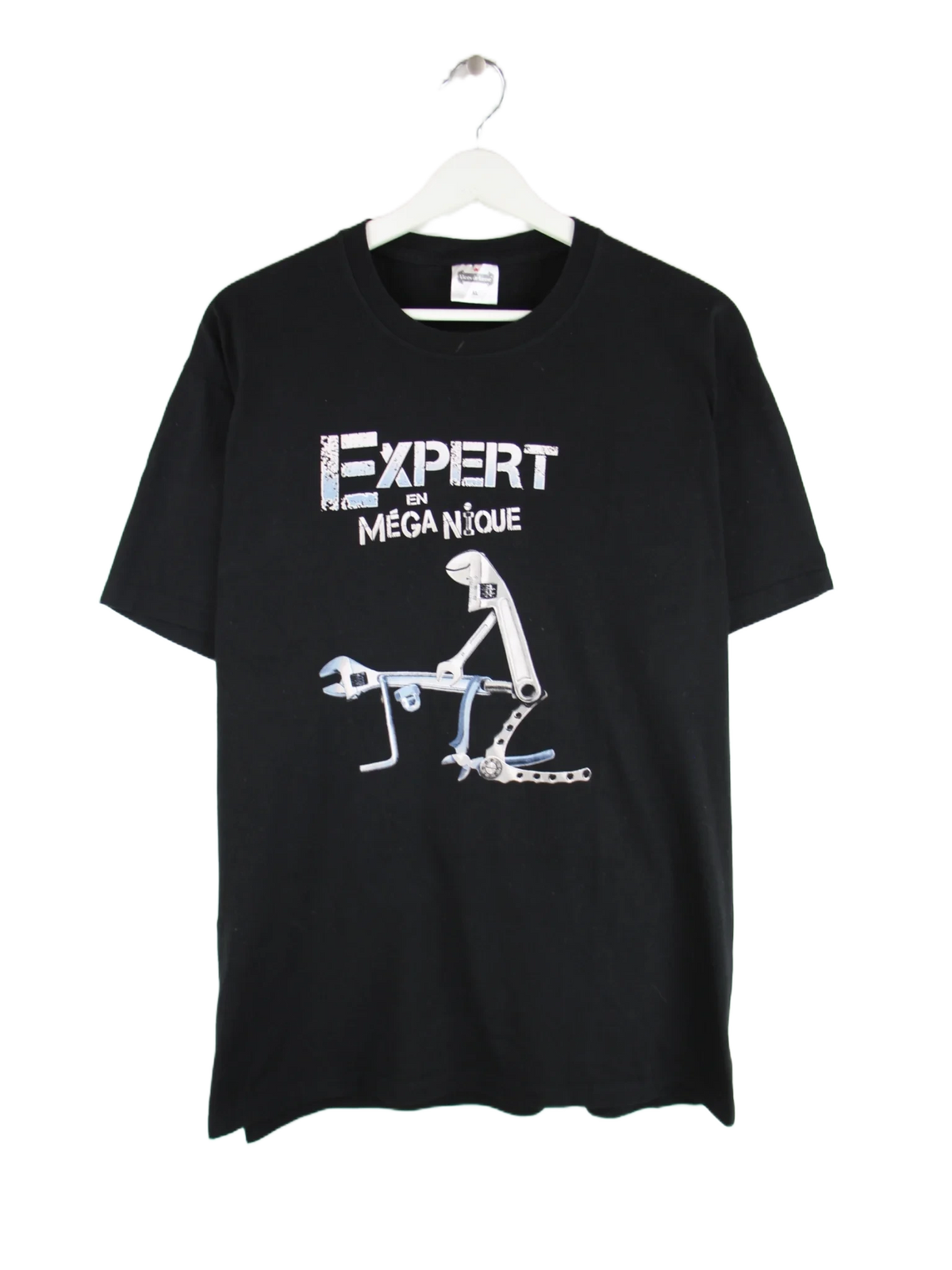 Vintage T-Shirt Schwarz XL – Vorderseite
