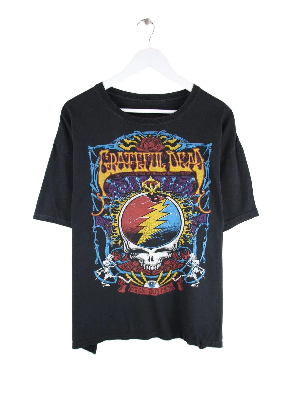 Vintage T-Shirt Schwarz XL – Vorderseite