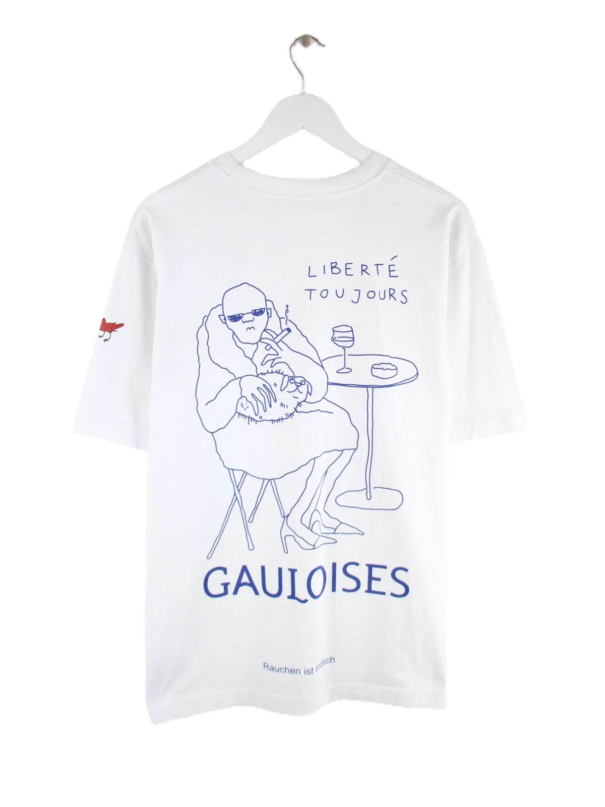 Vintage T-Shirt Weiß L – Rückseite