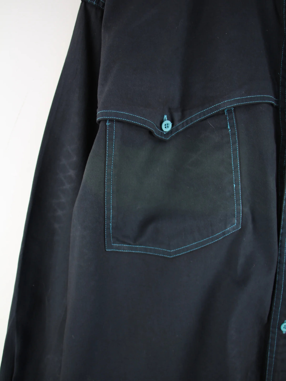 Wrangler Freizeit Hemd Schwarz XL – Detailbild 1