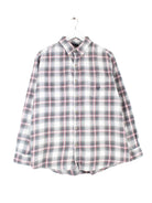 Chaps by Ralph Lauren Flanell Hemd Grau L (front image)