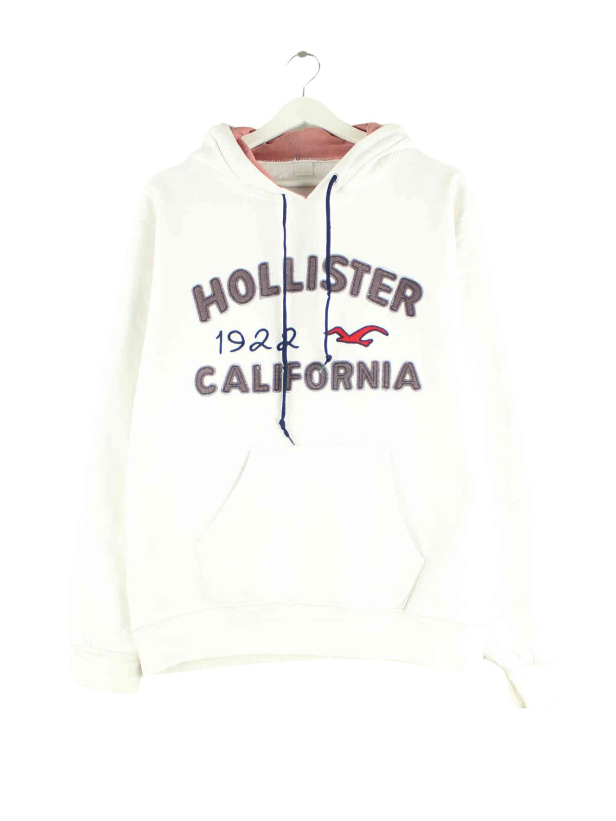 Hollister Embroidered Hoodie Weiß L (front image)