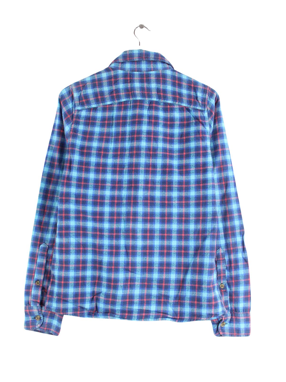 Hollister Flanell Hemd Blau M (back image)