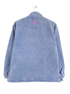 Vintage 90s Half Zip Jacke Blau M (back image)