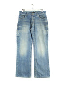 Vintage y2k Embroidered Jeans Blau W32 L32 (front image)