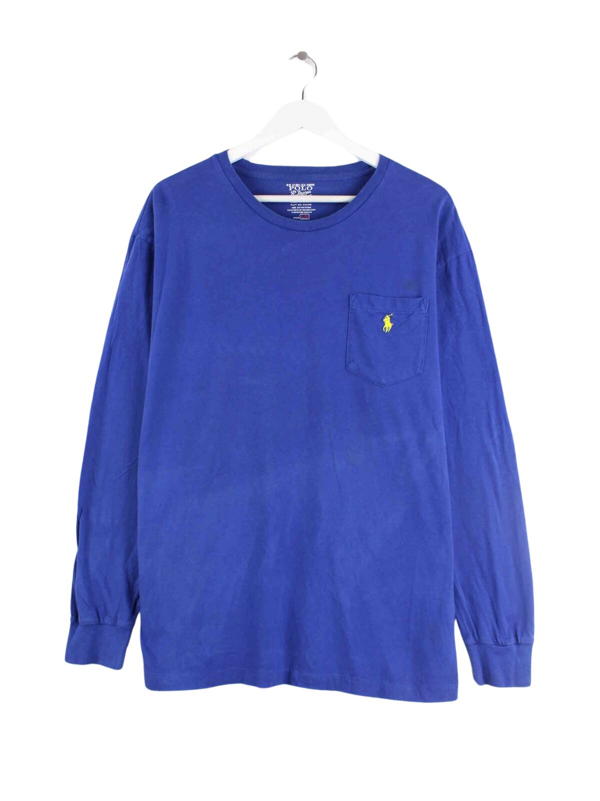 Ralph Lauren Basic Sweater Blau L (front image)