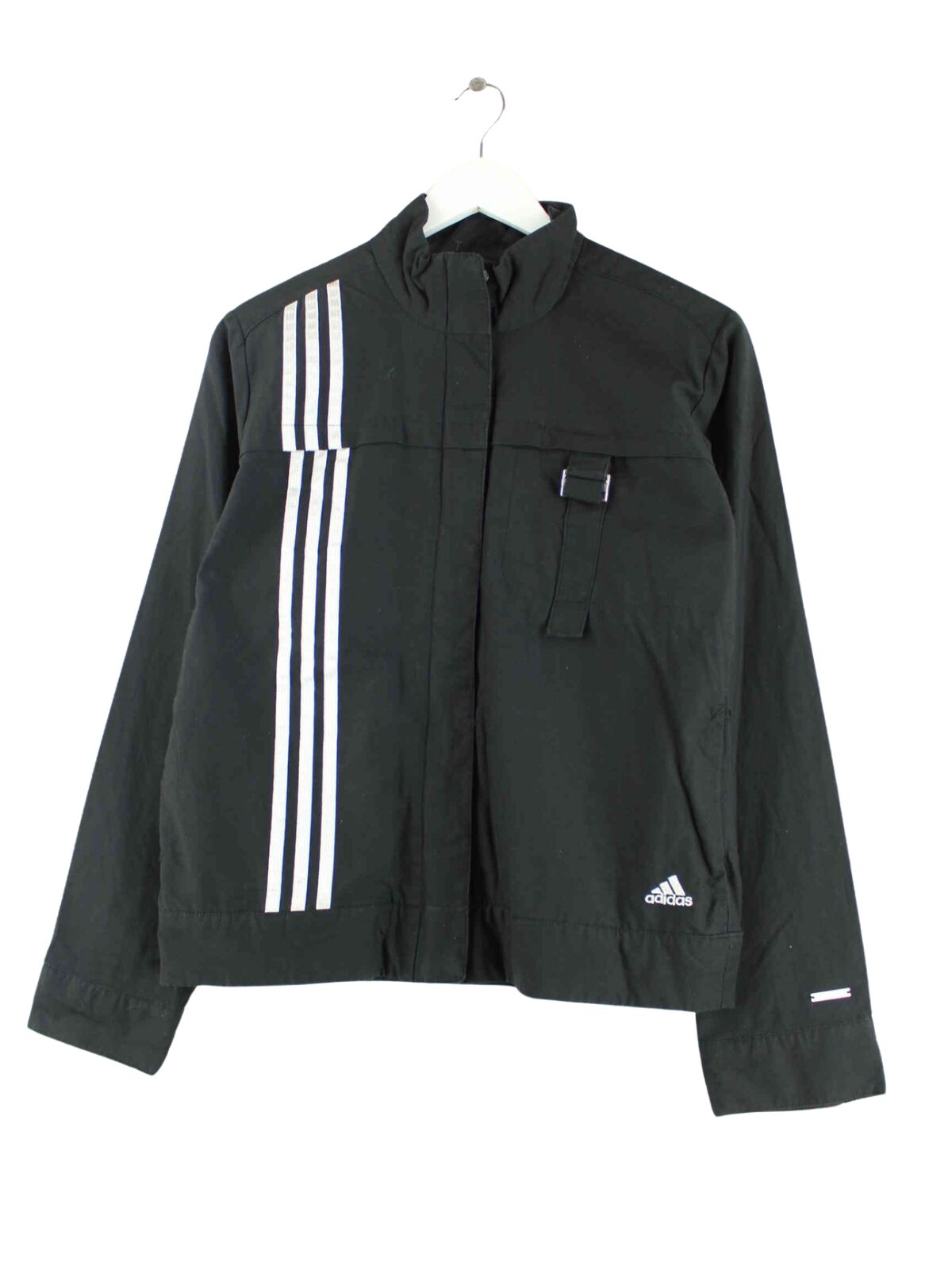 Adidas Damen y2k 3-Stripes Jacke Schwarz M (front image)