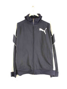 Puma Logo Print Trainingsjacke Blau L (front image)