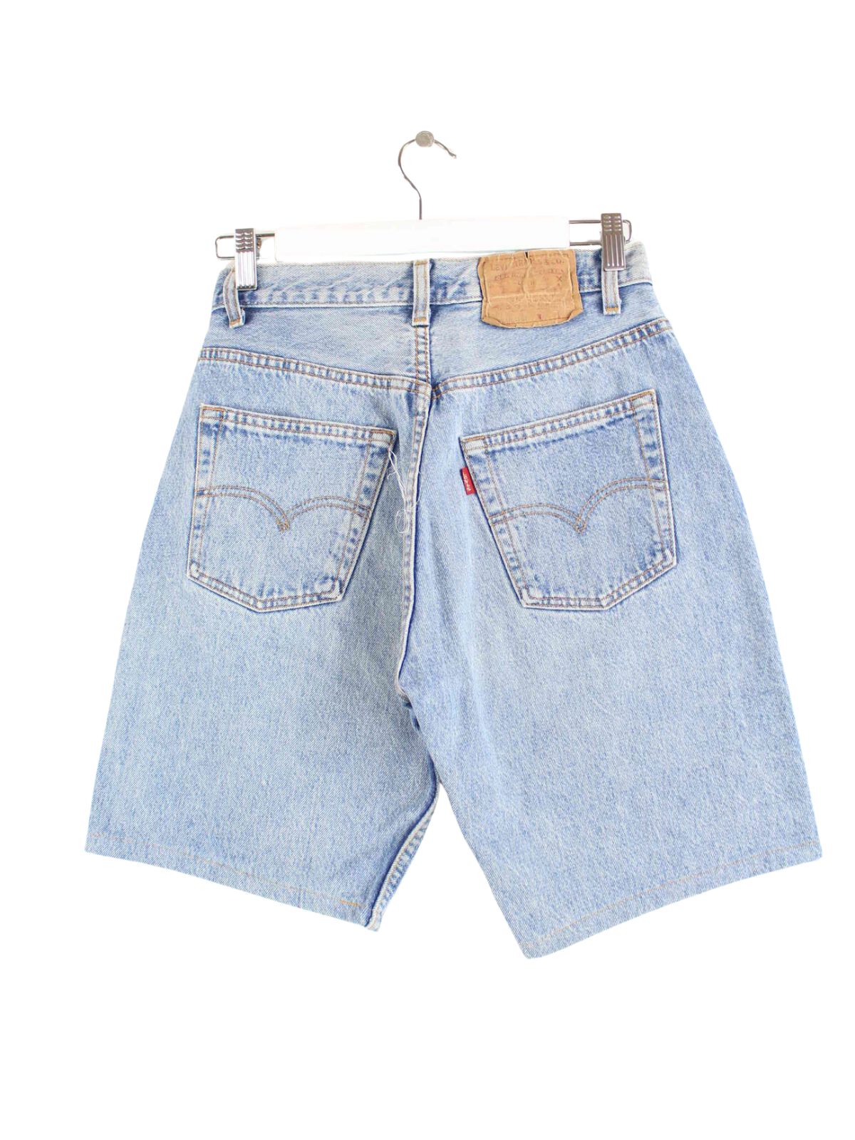 Levi's 501 Jeans Shorts Blau W24 (back image)