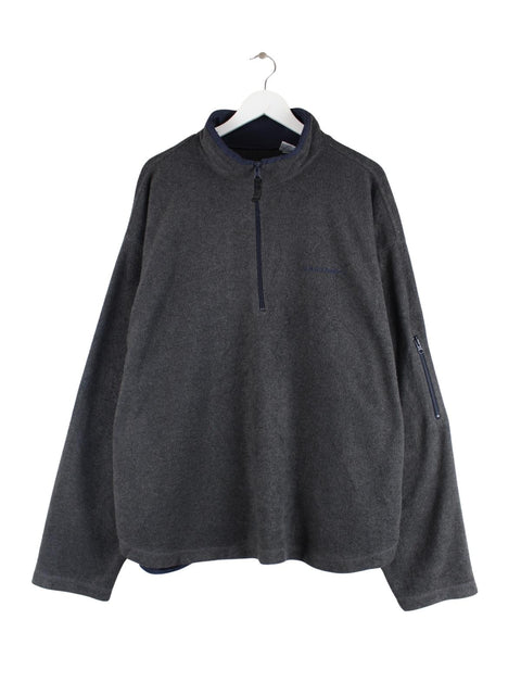 Old Navy Half Zip Fleece Sweater Grau XXL