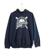 Gildan Mill Valley Jaguars Baseball Hoodie Blau L (front image)