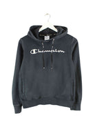 Champion Damen Embroidered Logo Hoodie Schwarz S (front image)