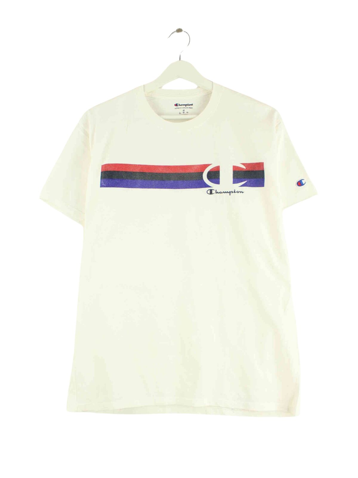 Champion Print T-Shirt Weiß M (front image)