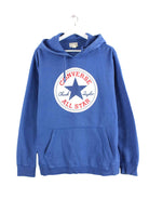 Converse Print Hoodie Blau M (front image)