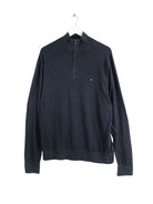 Tommy Hilfiger Half Zip Pullover Schwarz XL (front image)
