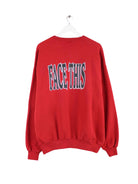 Jerzees Bellaire Football Sweater Rot XXL (back image)