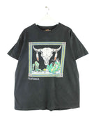 Vintage 90s California Print Single Stitch T-Shirt Schwarz XL (front image)