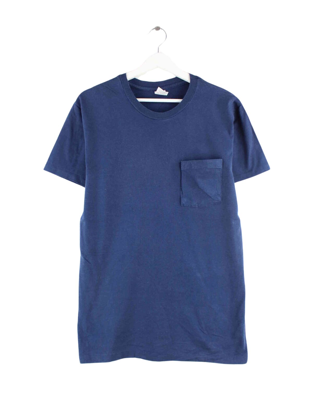 Hanes y2k Basic Single Stitched T-Shirt Blau M (front image)