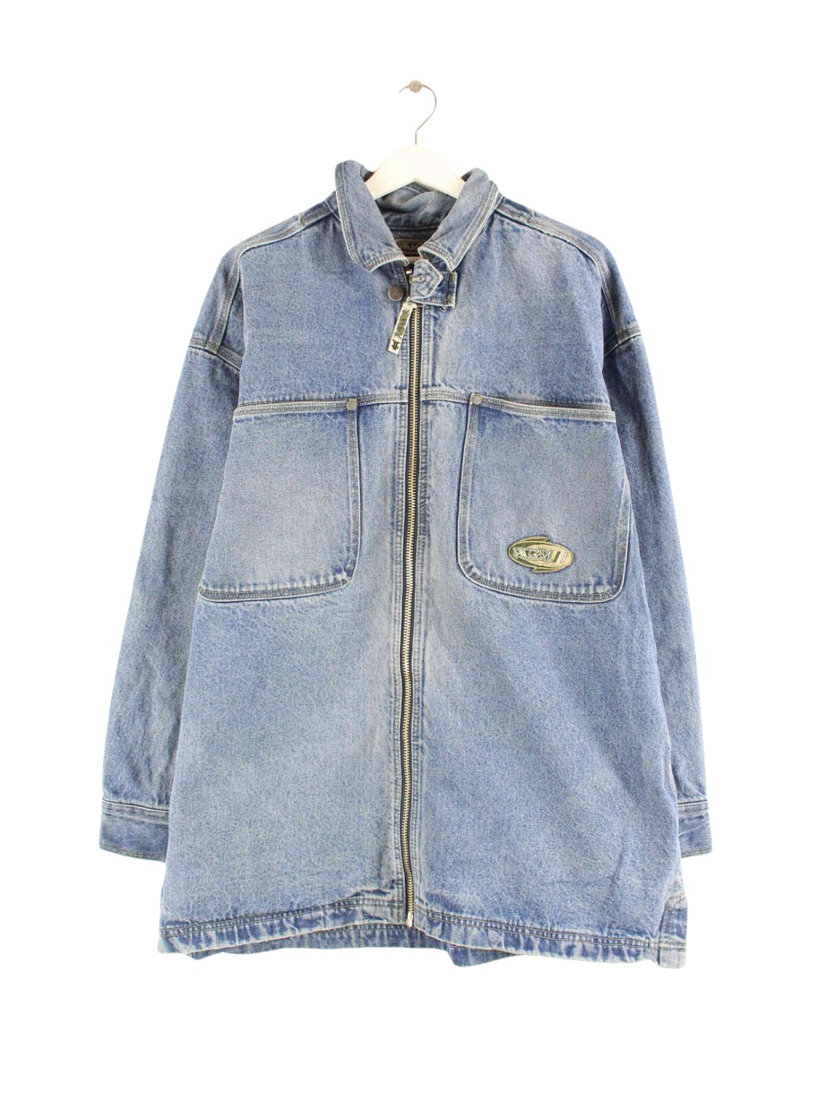 Macgear 90s Vintage Jeans Jacke Blau XL (front image)