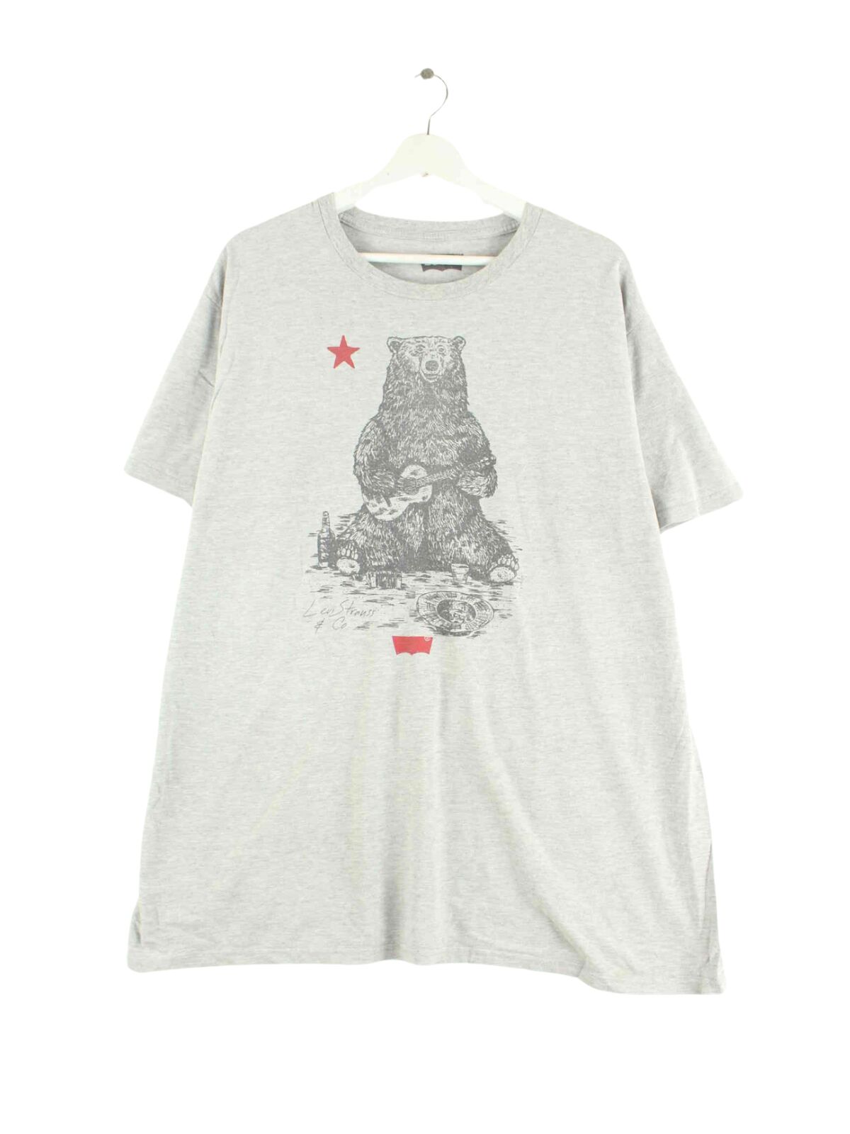 Levi's Russian Bear Print T-Shirt Grau XL (front image)