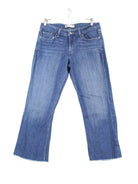 Levi's Damen 518 Super Low Jeans Blau W30 L26 (front image)