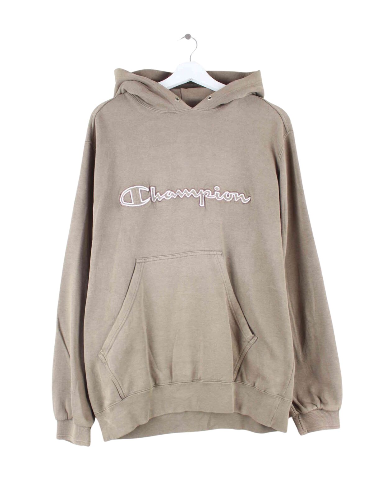 Champion 90s Vintage Hoodie Braun L (front image)