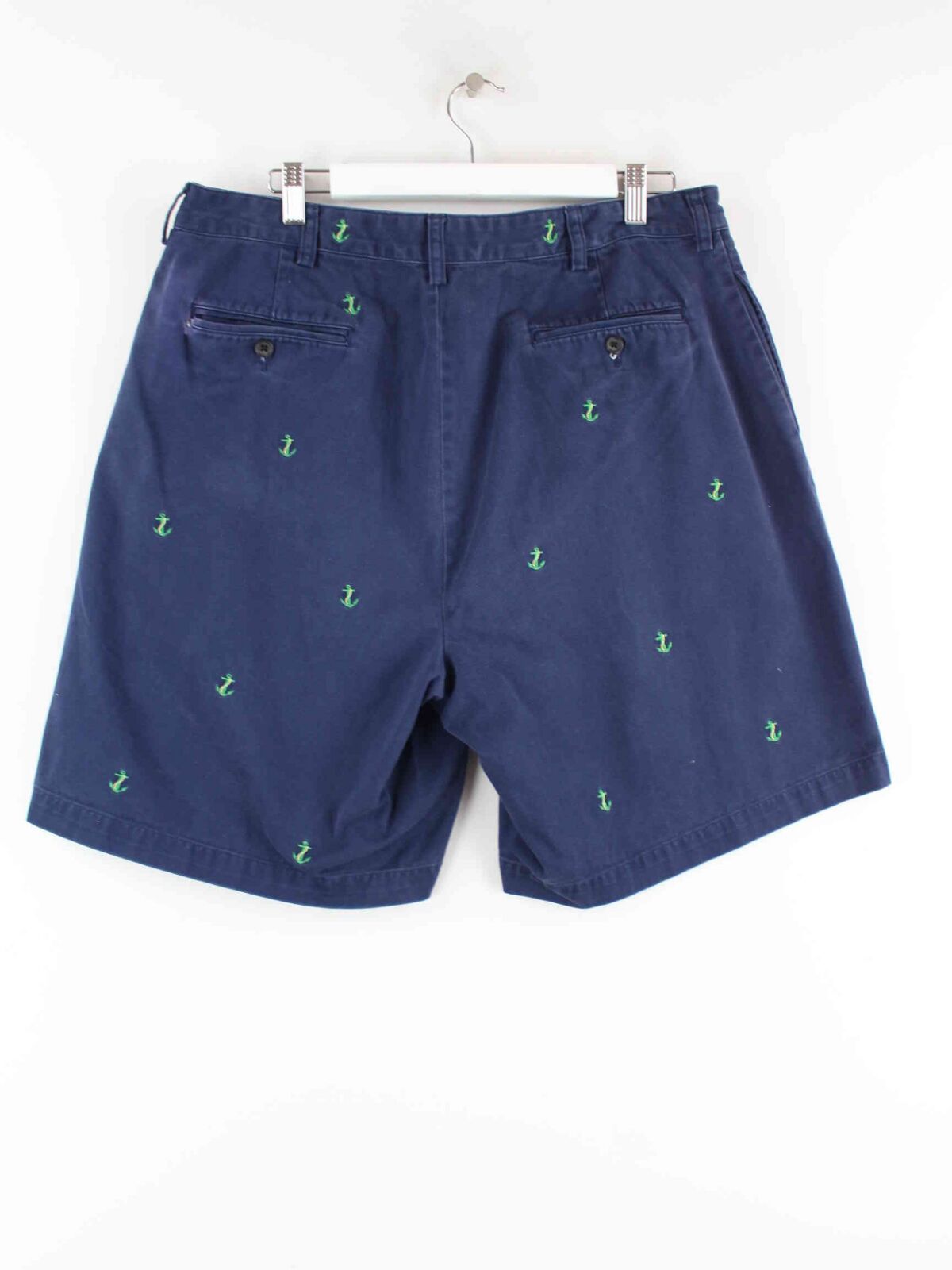 Ralph Lauren 90s Vintage Tyler Shorts Blau W38 (back image)