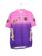 Vintage 90s Cycling Trikot Lila M (front image)