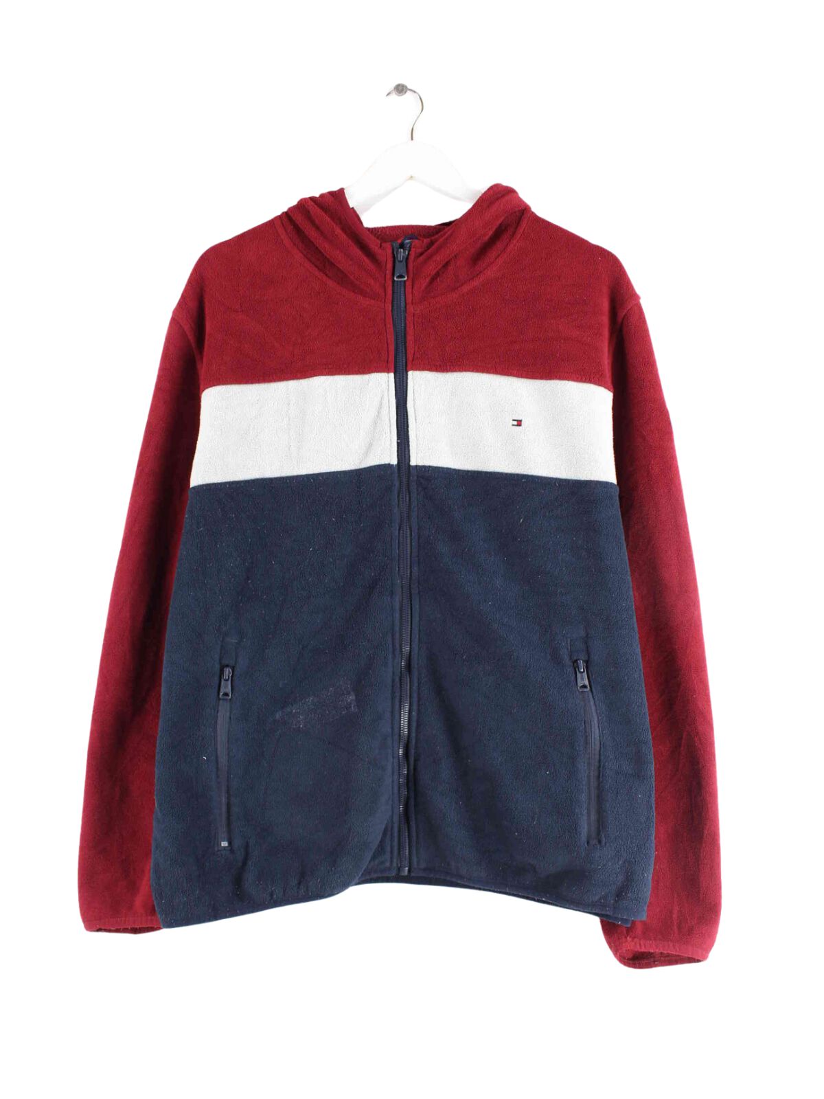 Tommy Hilfiger Fleece Zip Hoodie Blau L (front image)