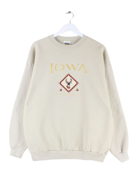Tultex 00s Iowa Embroidered Sweater Beige L