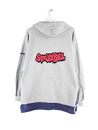 Adidas 80s Vintage Streetball Embroidered Hoodie Grau L (back image)