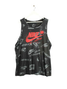 Nike Overall Logo Print Tank Top Grau XL (front image)