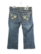 Vintage Laguna Beach Used Look Baggy Jeans Blau W40 L30 (back image)