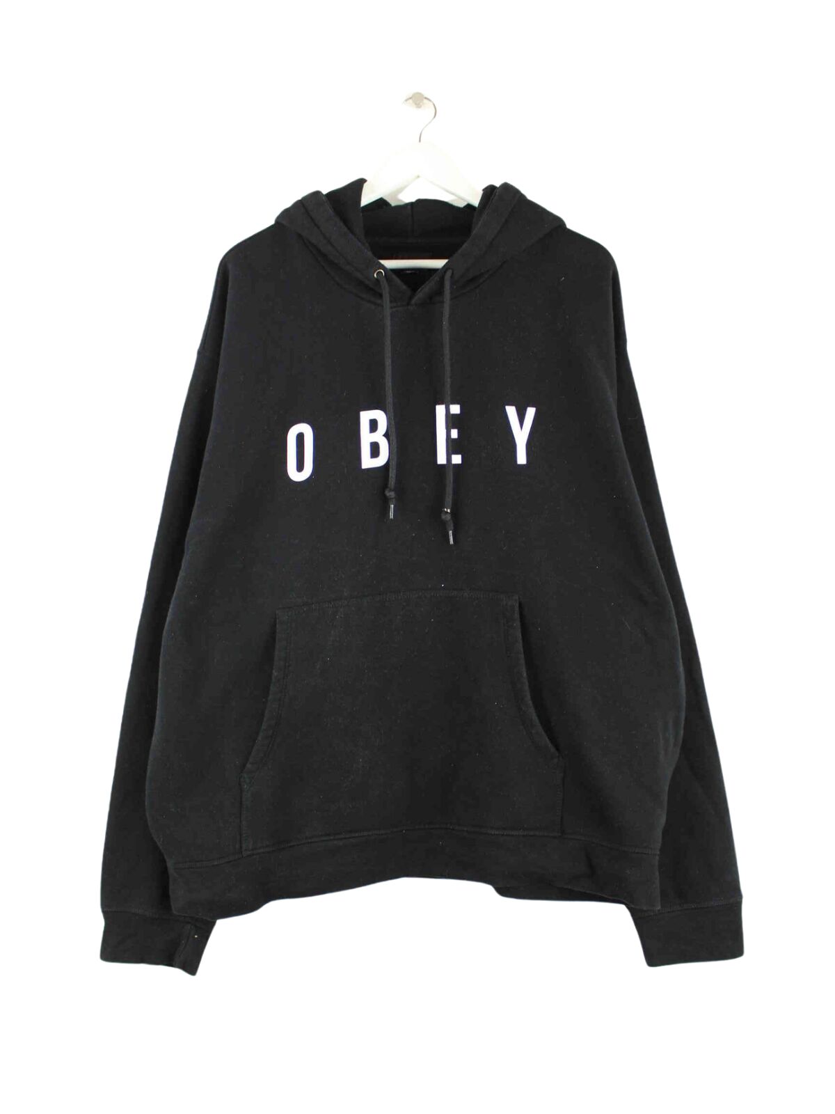 Obey Print Hoodie Schwarz XXL (front image)