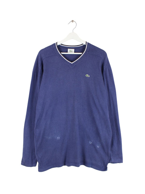 Lacoste 00s V-Neck Pullover Blau XL