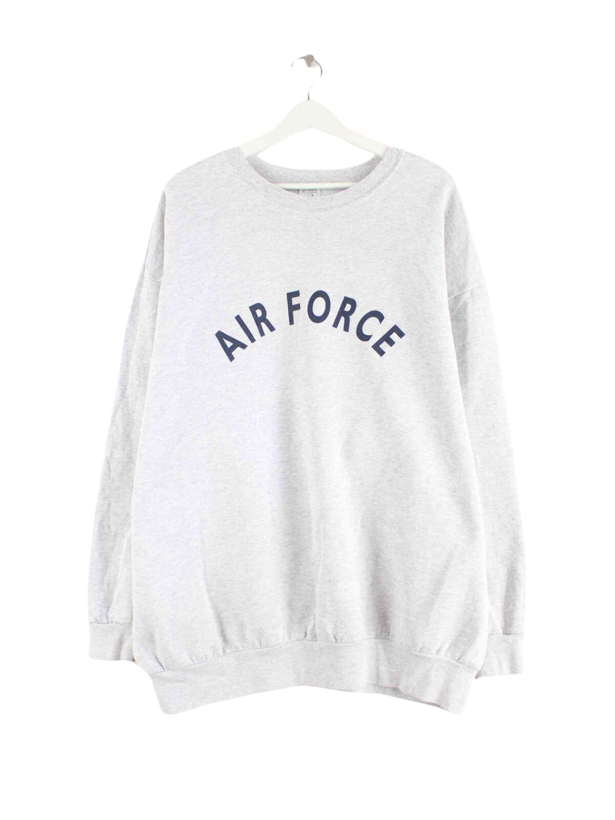 Vintage Airforce Print Sweater Grau XL (front image)