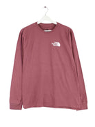 The North Face Damen Mountain Print Sweatshirt Rot L (front image)