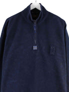 Lee y2k Fleece Half Zip Sweater Blau L (back image)