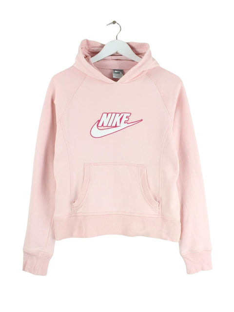Nike Damen 00s Big Logo Hoodie Rosa XS