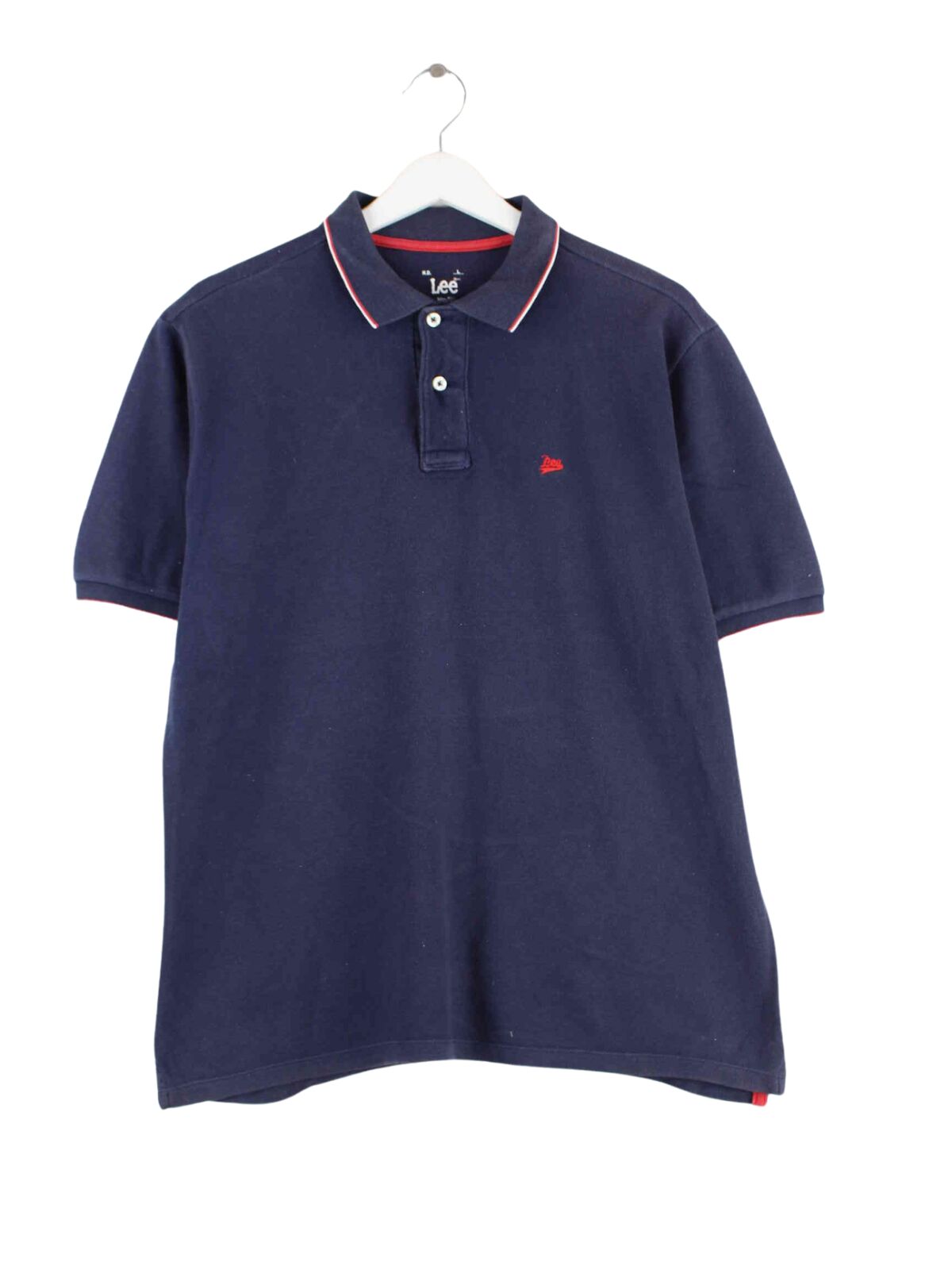 Lee Slim Fit Polo Blau M (front image)