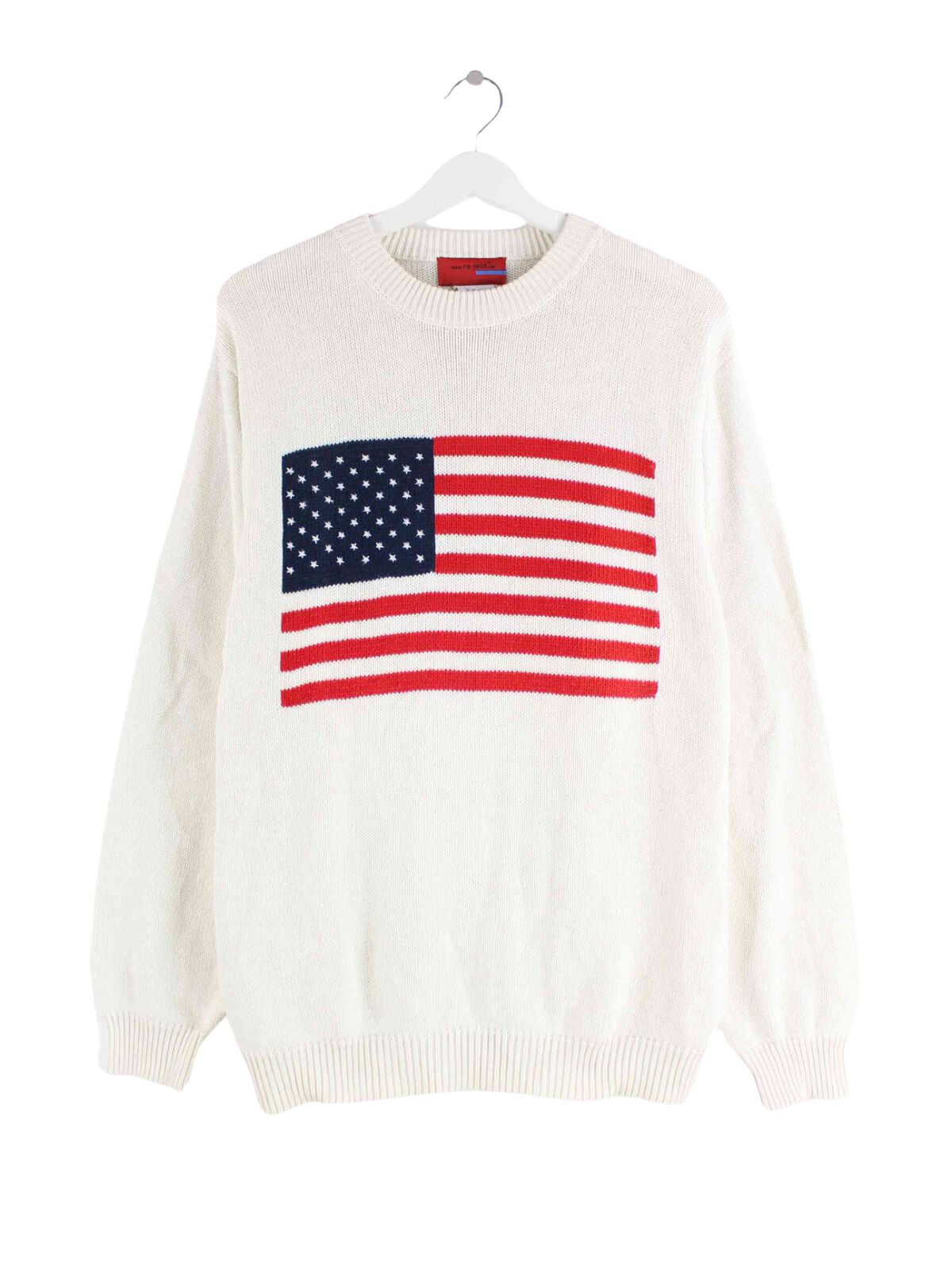 Vintage USA Pullover Weiß L (front image)