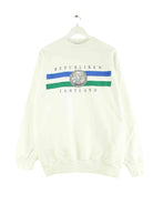 Vintage 90s Republiken Jamtland Sweater Weiß L (front image)