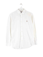 Ralph Lauren Knit Oxford Hemd Weiß M (front image)