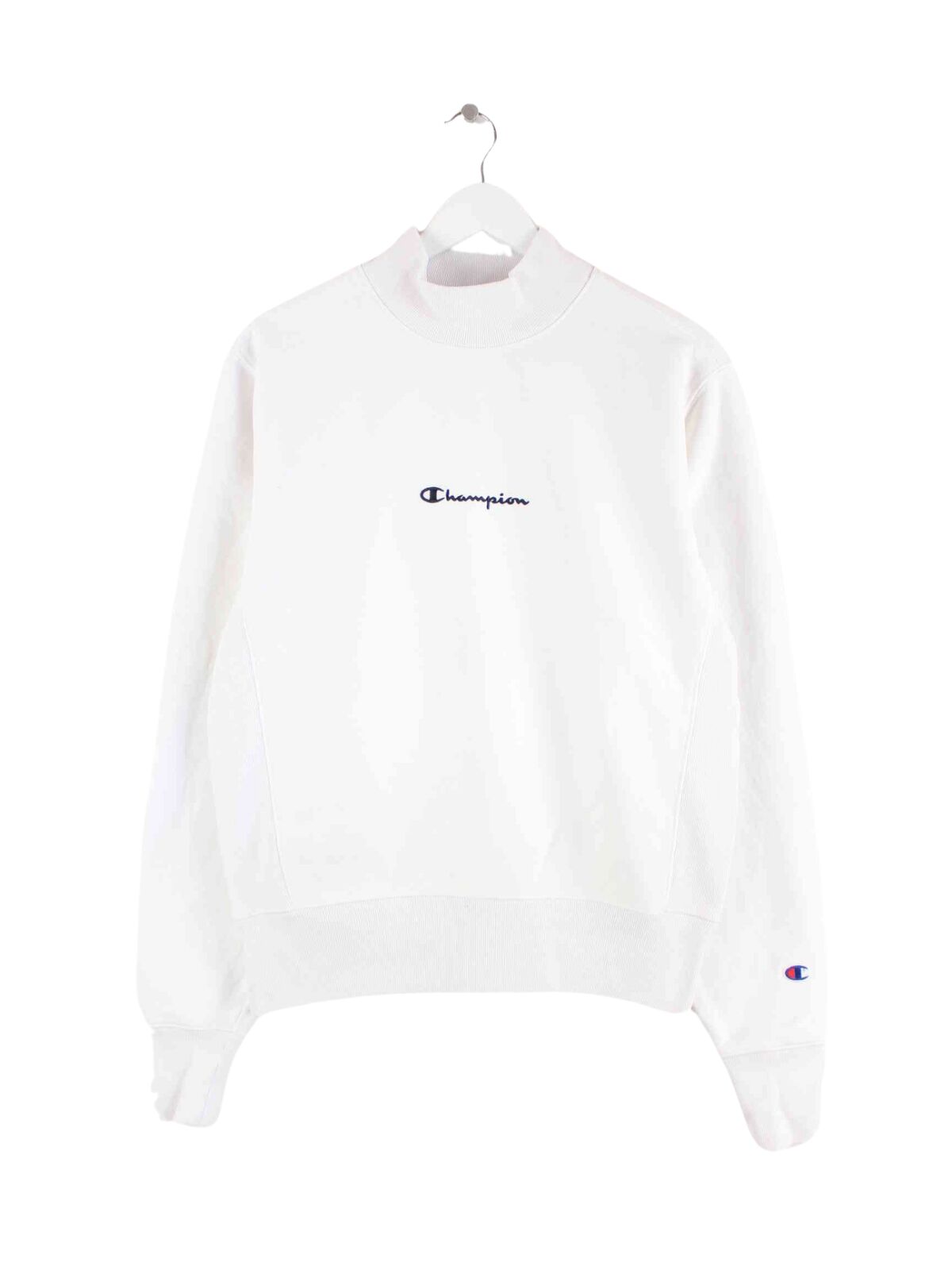 Champion Reverse Weave Embroidered Sweater Weiß S (front image)