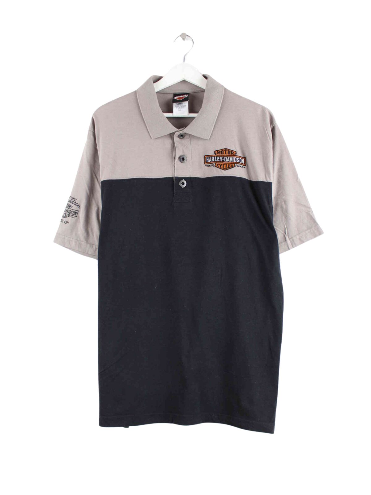 Harley Davidson Print Polo Schwarz XL (front image)