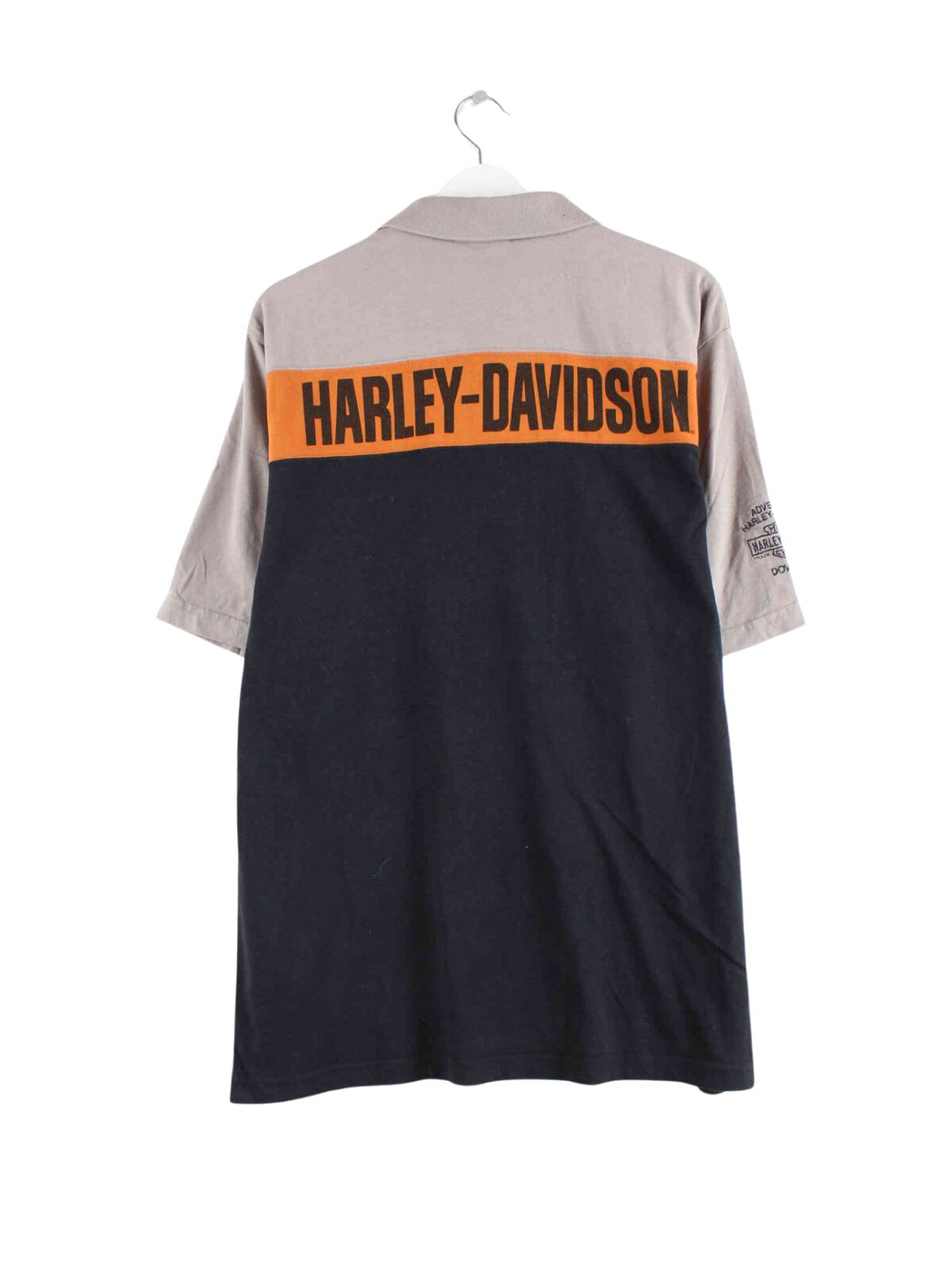 Harley Davidson Print Polo Schwarz XL (back image)