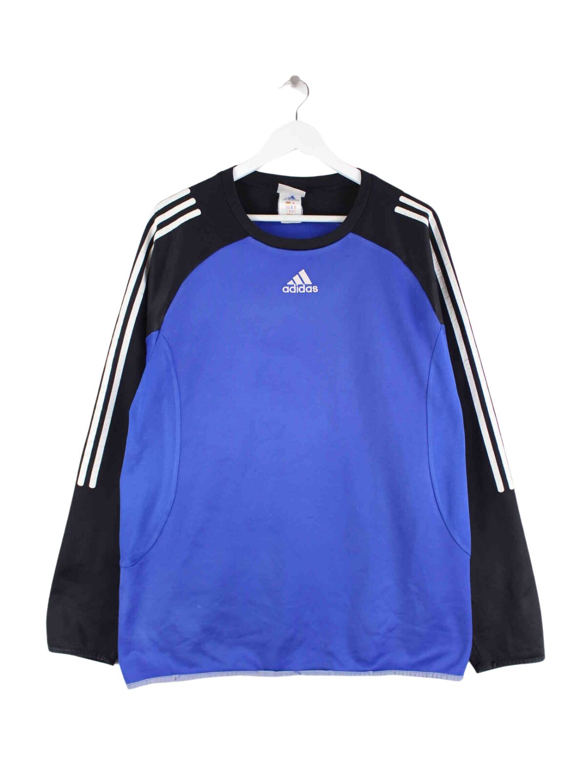 Adidas 90s Vintage Sport Sweater Blau XL (front image)