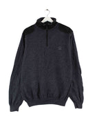 Paul & Shark Half Zip Merino Woll/Kaschmir Pullover Grau L (front image)